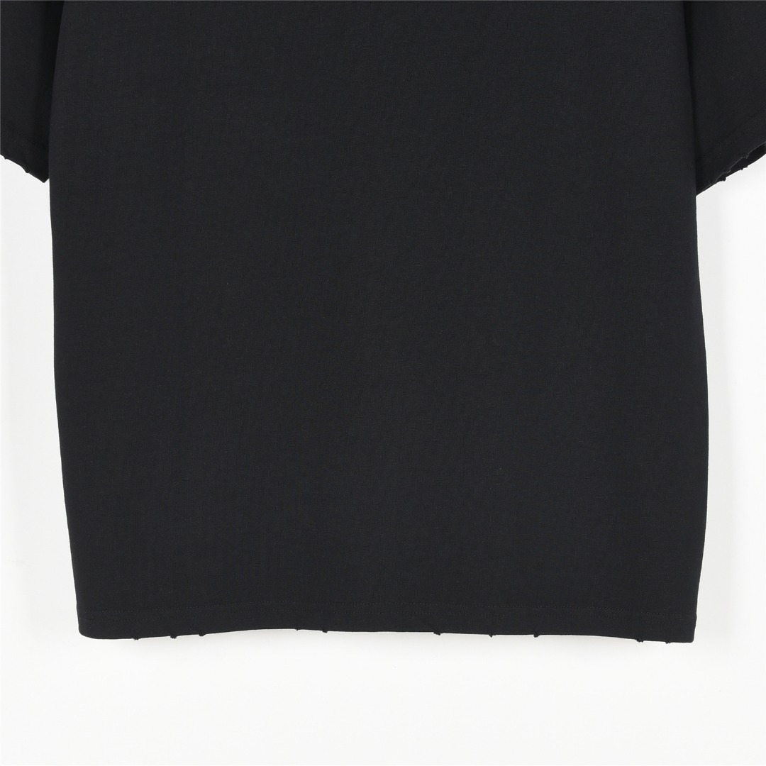 Balenciaga/巴黎世家 前后模糊喷墨字母短袖T恤