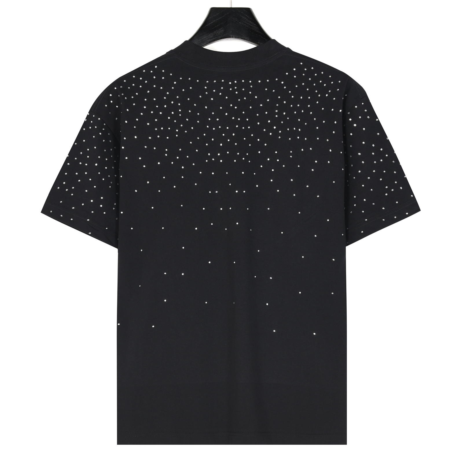 Louis Vuitton/路易威登 25ss 铆钉logo满天星烫钻短袖T恤