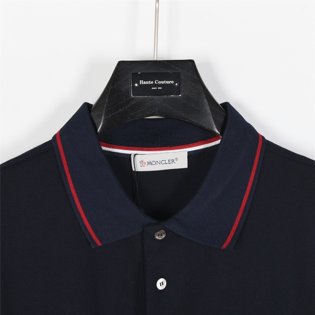 Moncler/蒙口 胸口徽标刺绣短袖Polo衫