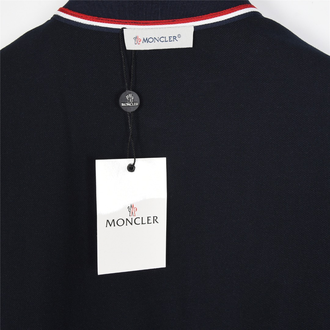 Moncler/蒙口 胸口徽标刺绣短袖Polo衫