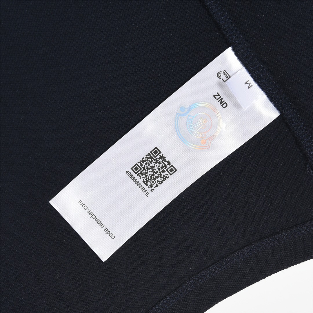 Moncler/蒙口 胸口徽标刺绣短袖Polo衫