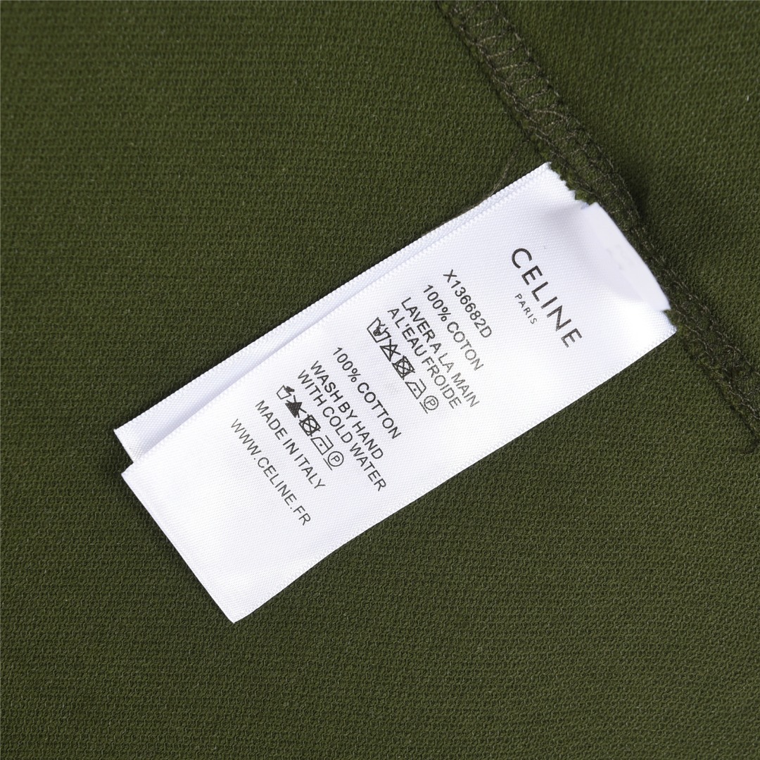 CELINE/赛琳 经典凯旋门小标刺绣短袖Polo衫