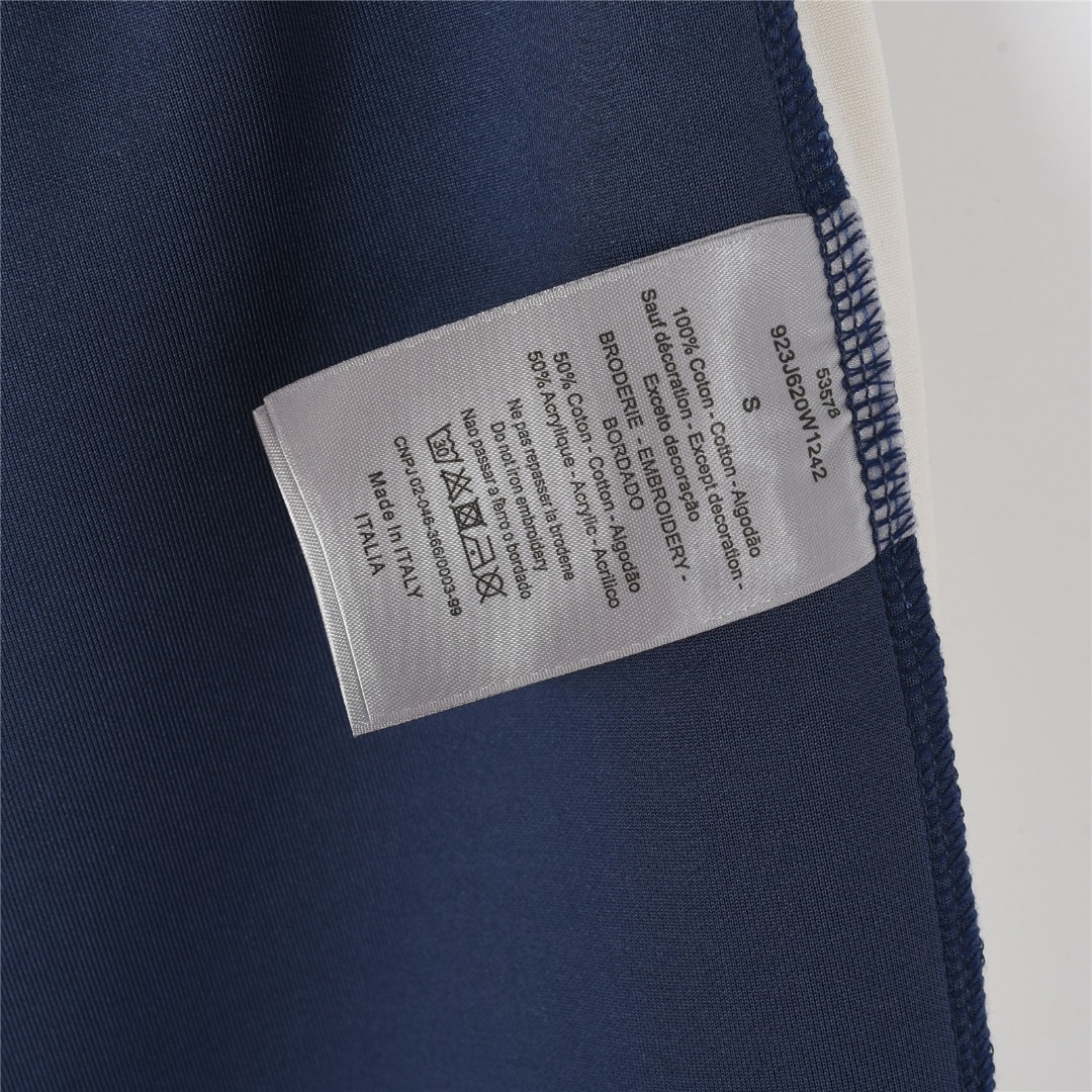Dior/迪奥 25ss 侧边撞色拼接logo凹凸浮雕短裤