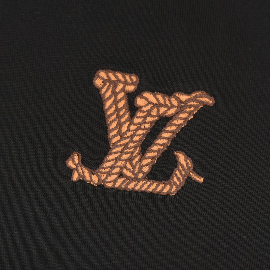 Louis Vuitton/路易威登 走秀款 重磅西部牛仔刺绣短袖T恤