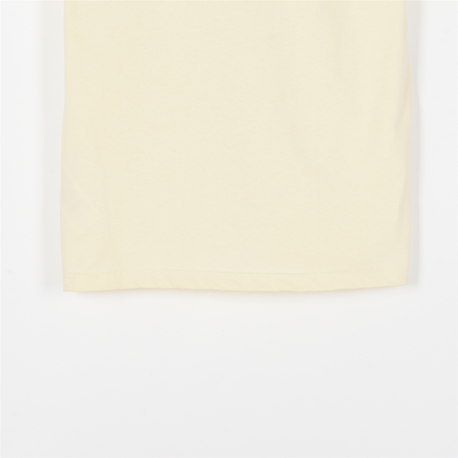 Gucci/古驰 双G互扣条纹印花短袖T恤杏色