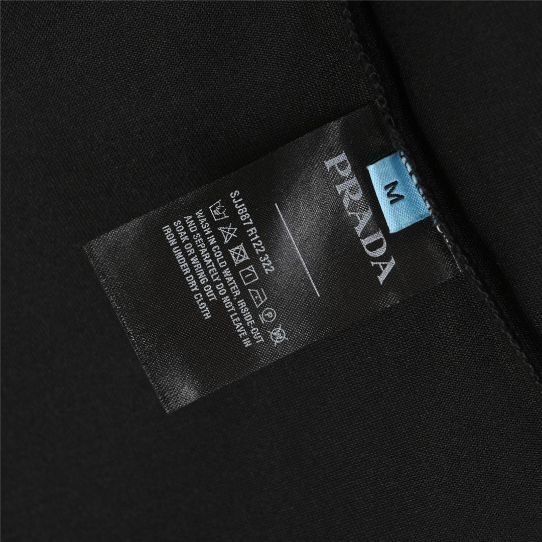 Prada/普拉达 25ss 大logo签名字母印花短袖T恤