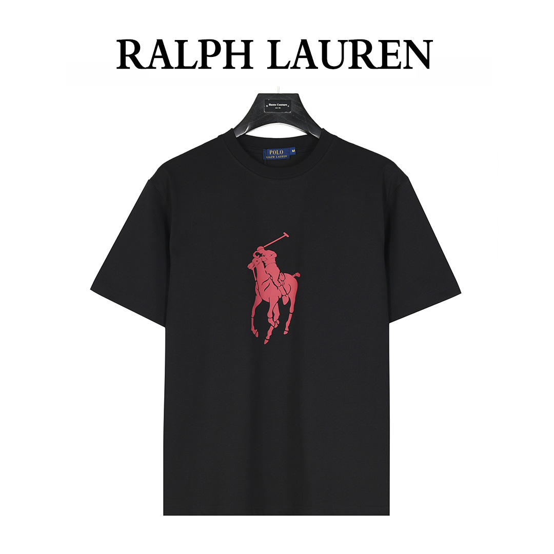 Ralph Lauren/拉夫劳伦 经典红色战马印花短袖T恤