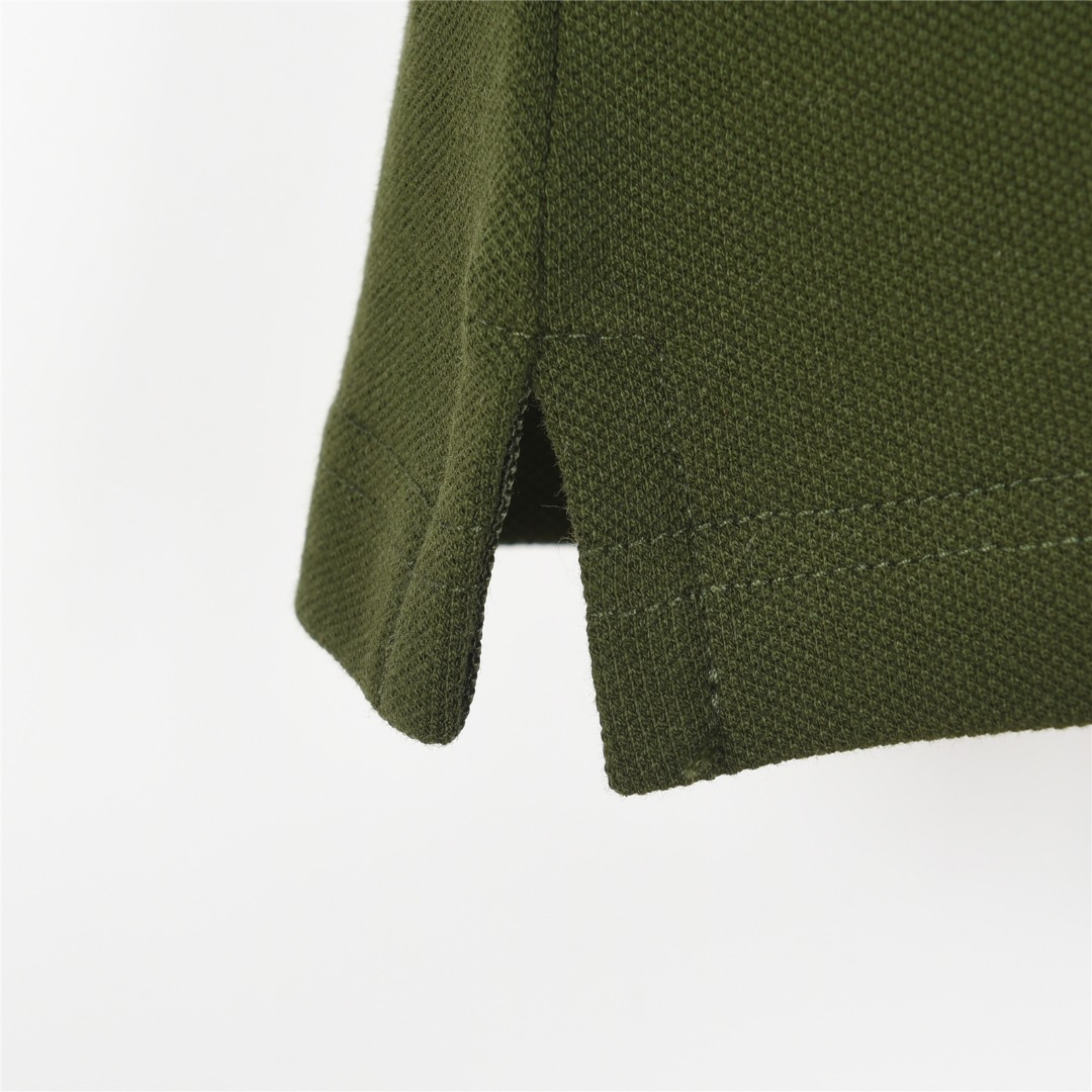 PRADA/普拉达 25ss 胸口三角标撞色刺绣短袖Polo衫
