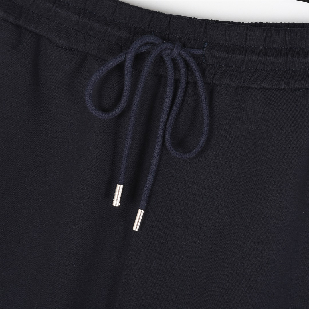 Gucci/古驰 25ss 侧边织带拼色logo刺绣短裤