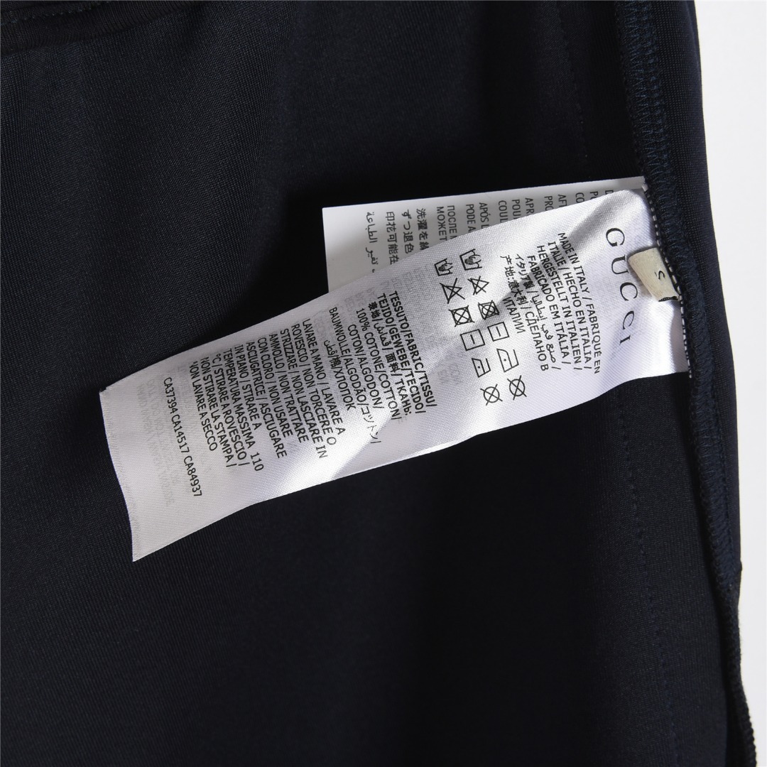 Gucci/古驰 25ss 侧边织带拼色logo刺绣短裤