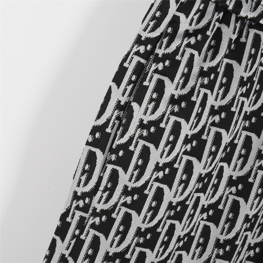 Dior/迪奥 25ss 老花满印logo拼接短裤