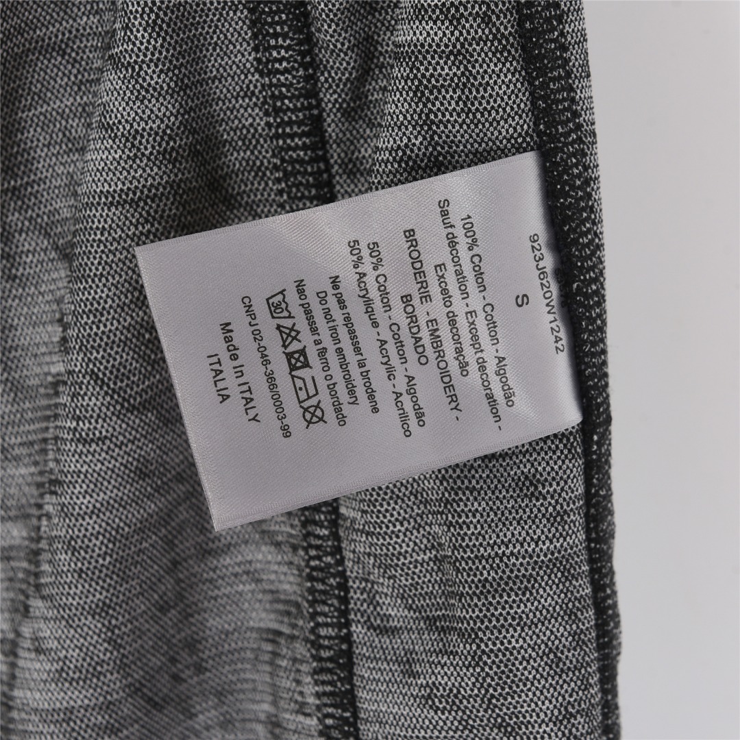 Dior/迪奥 25ss 满印提花侧边织带短裤
