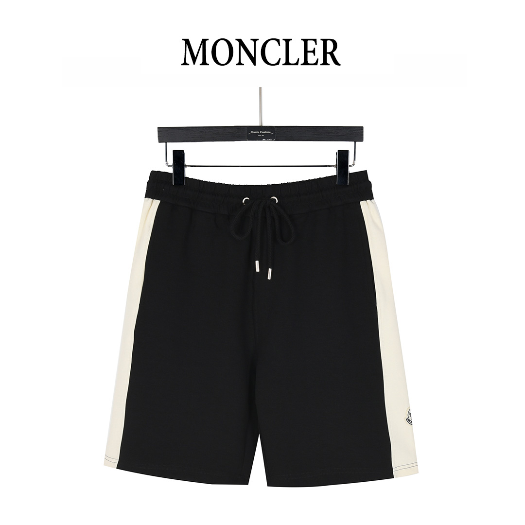 Moncler/蒙口 25ss 撞色拼接小标logo刺绣短裤