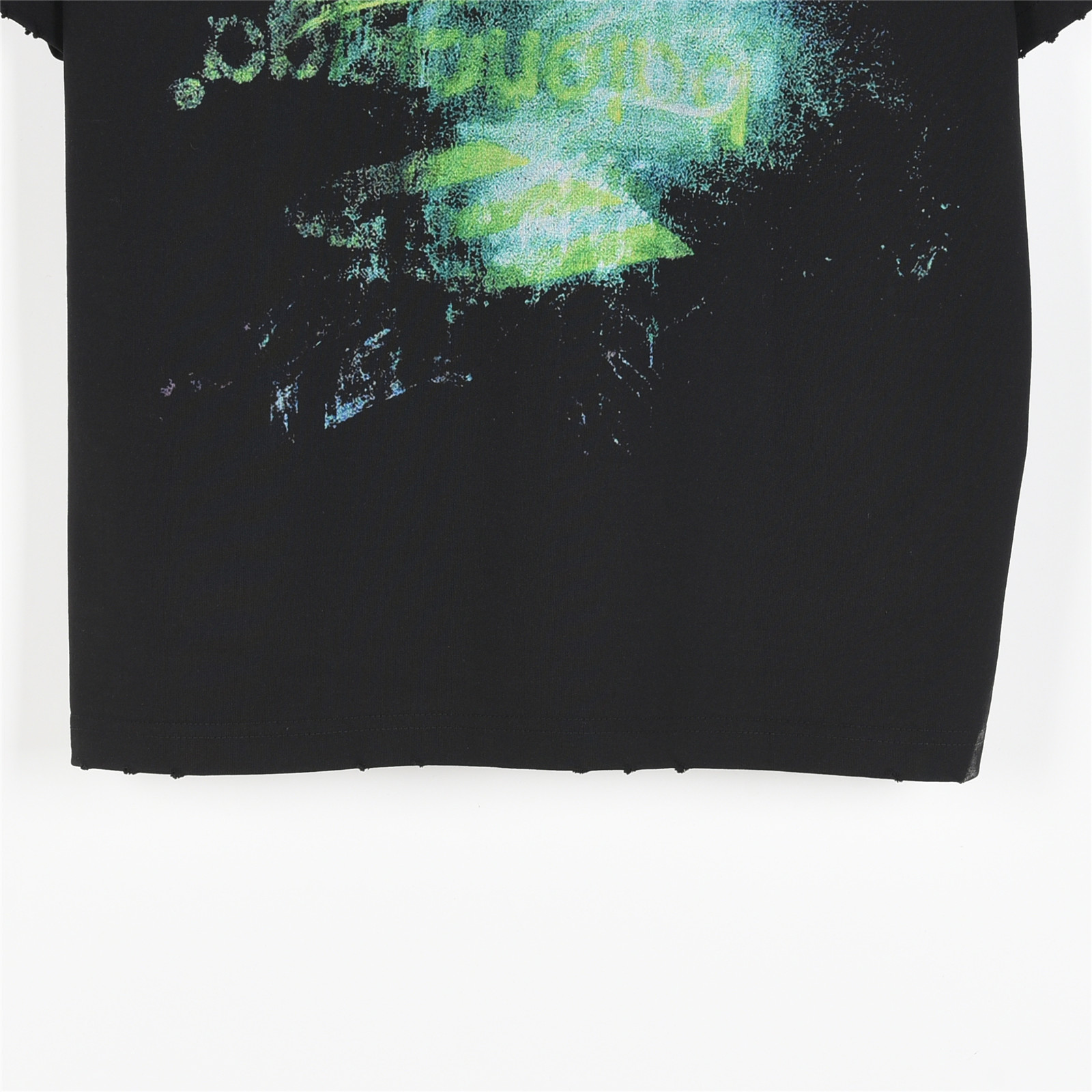 Balenciaga/巴黎世家 25ss 双B模糊涂鸦短袖T恤