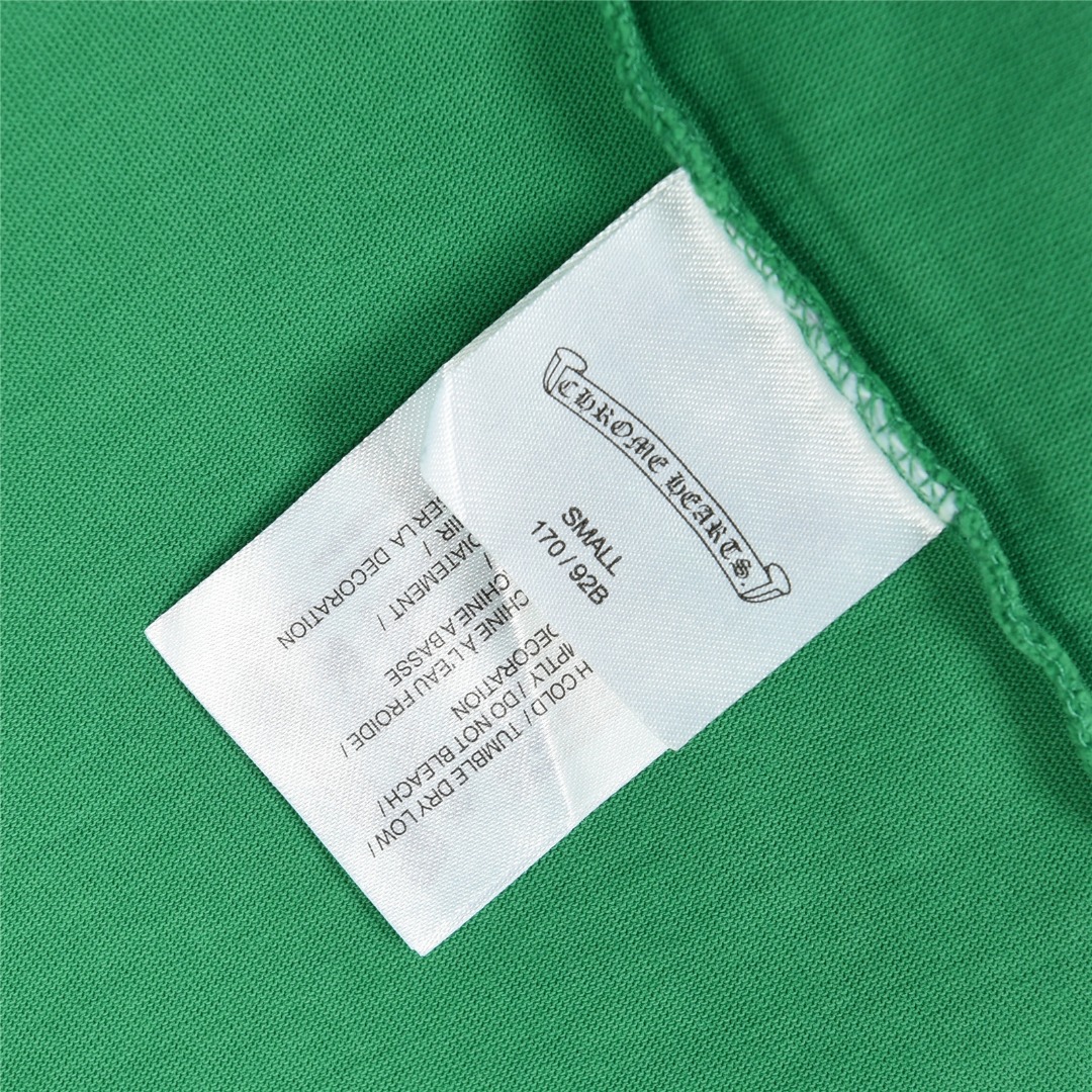 ChromeHearts/克罗心 25ss 十字架贴布刺绣水洗破洞短袖T恤