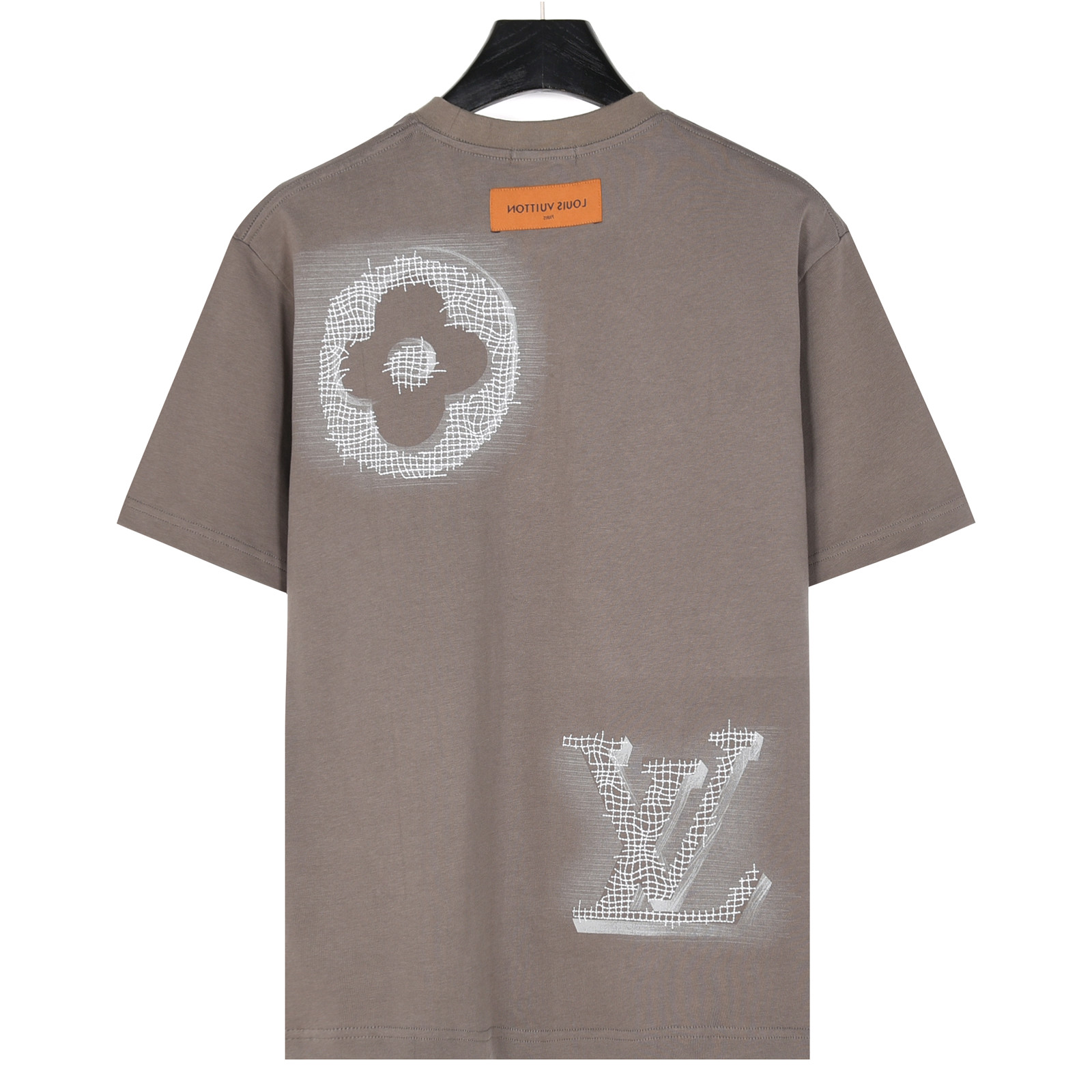 Louis Vuitton/路易威登 25ss 铅笔手绘大logo老花刺绣短袖T恤