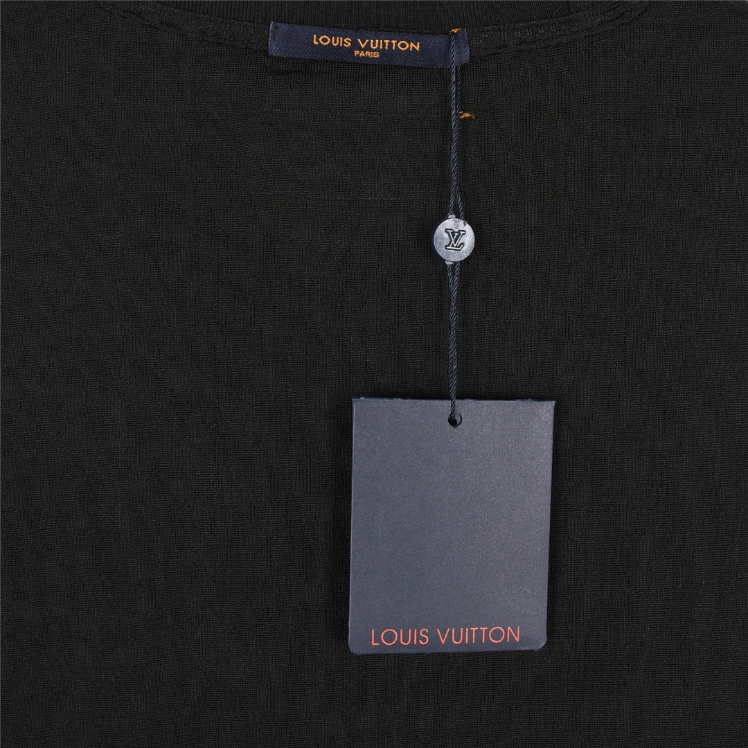 Louis Vuitton/路易威登 25ss 冰感满印棋盘格提花短袖T恤