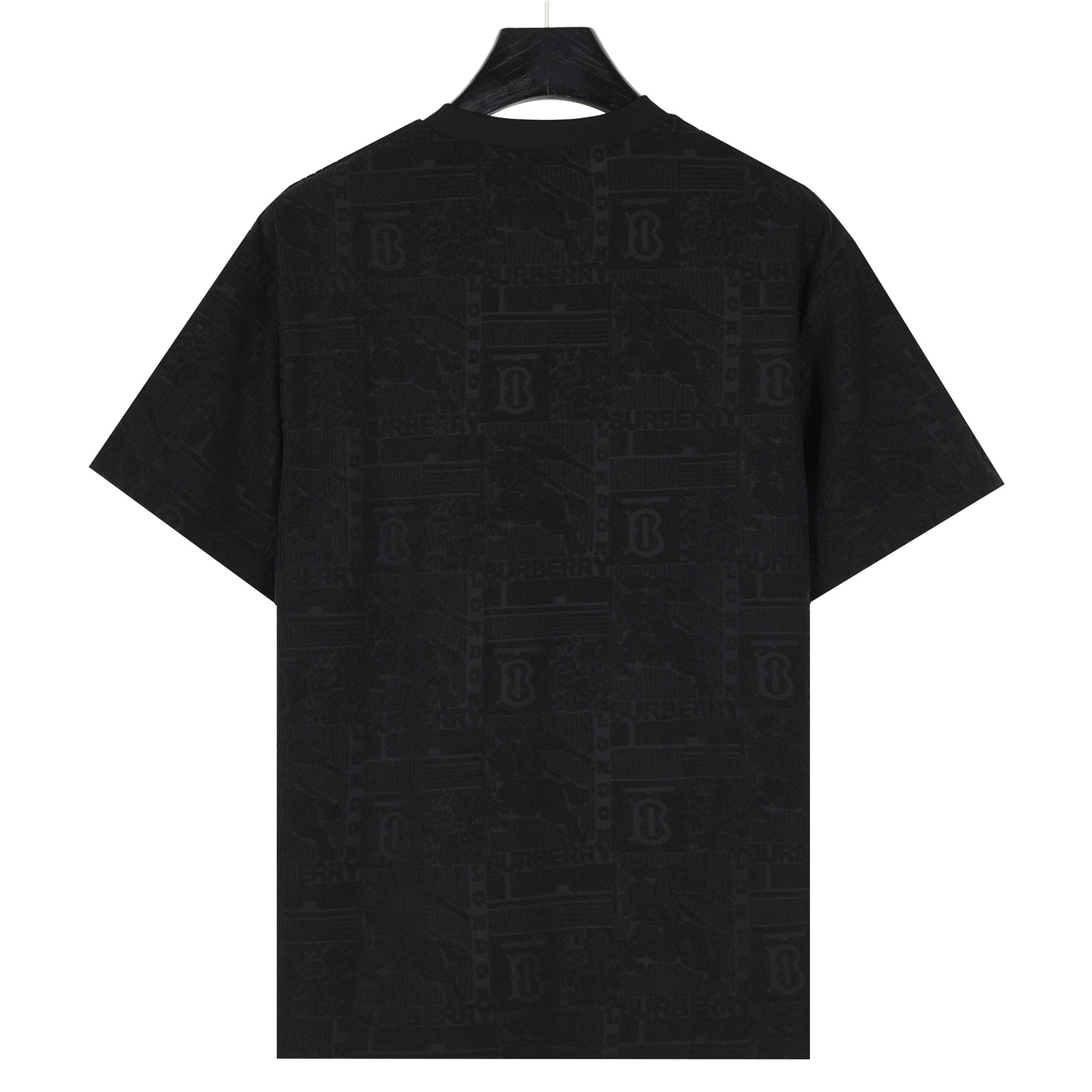 Burberry/巴宝莉 25ss 暗纹TB战马毛巾提花短袖T恤