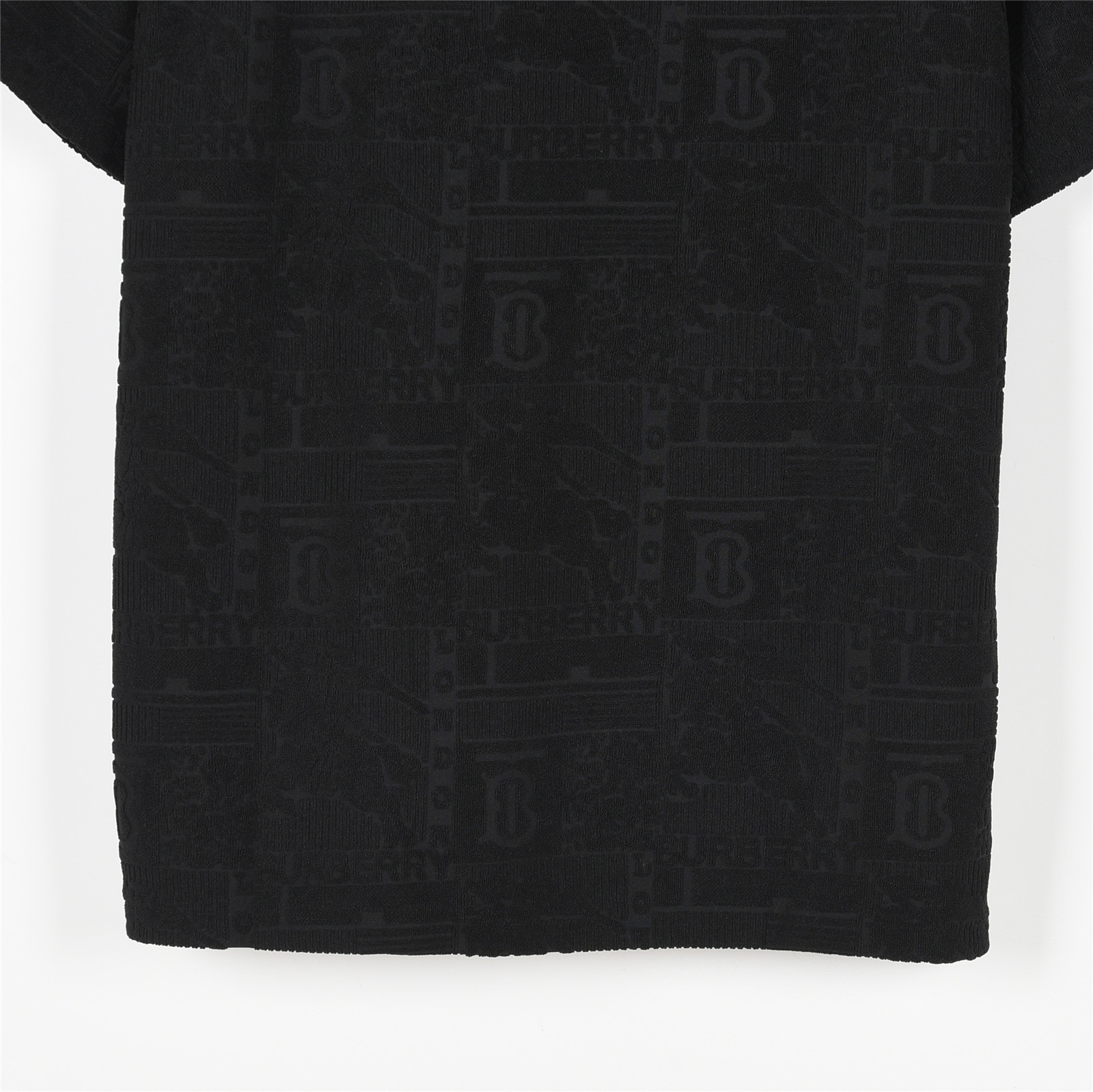 Burberry/巴宝莉 25ss 暗纹TB战马毛巾提花短袖T恤