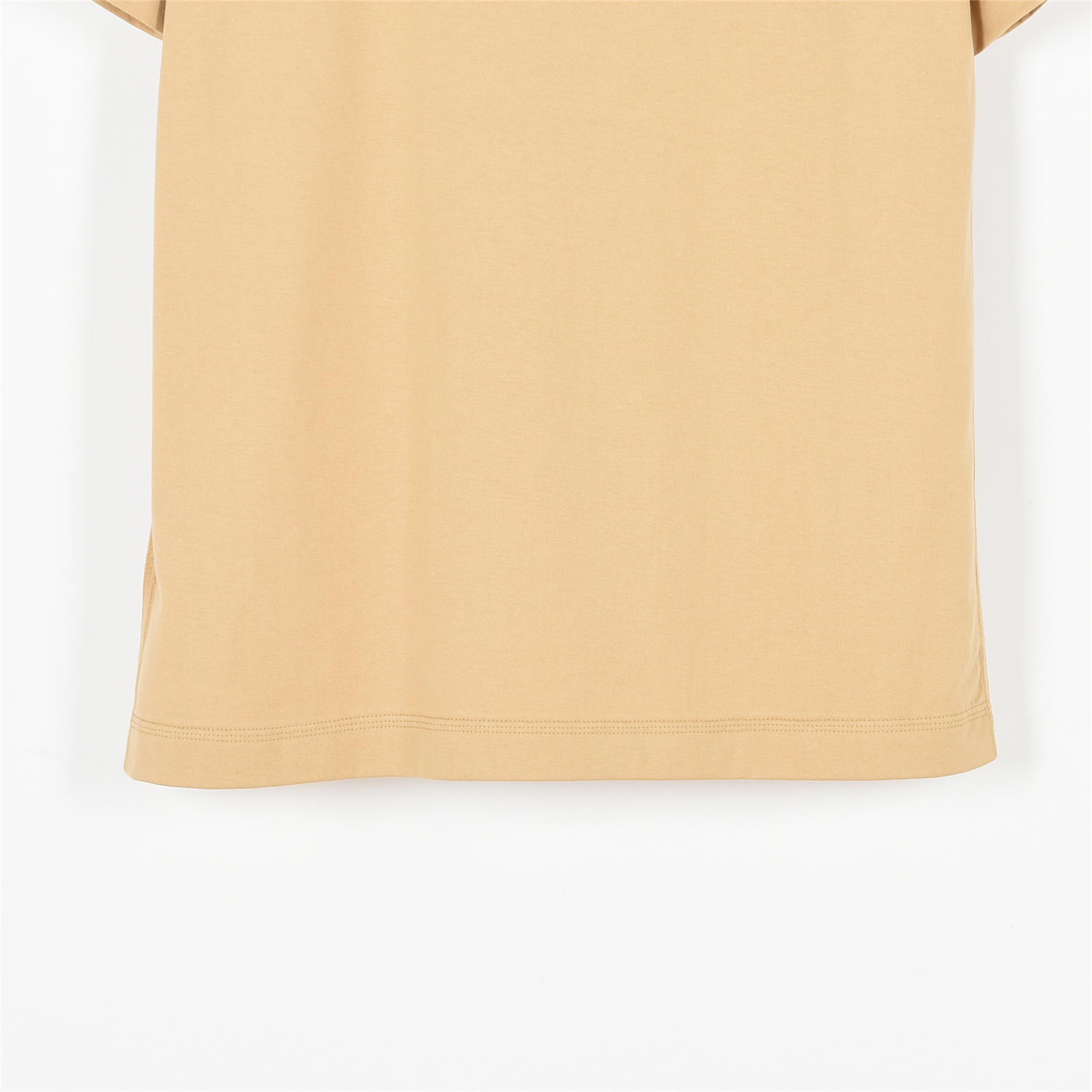 Burberry/巴宝莉 25ss 肩部格纹织带拼接短袖T恤