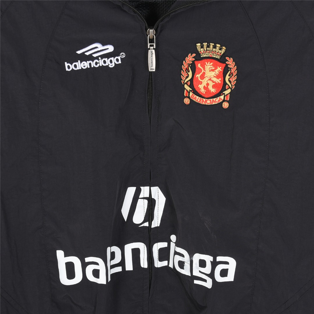 Balenciaga/巴黎世家 联名曼联足球运动套装外套黑色