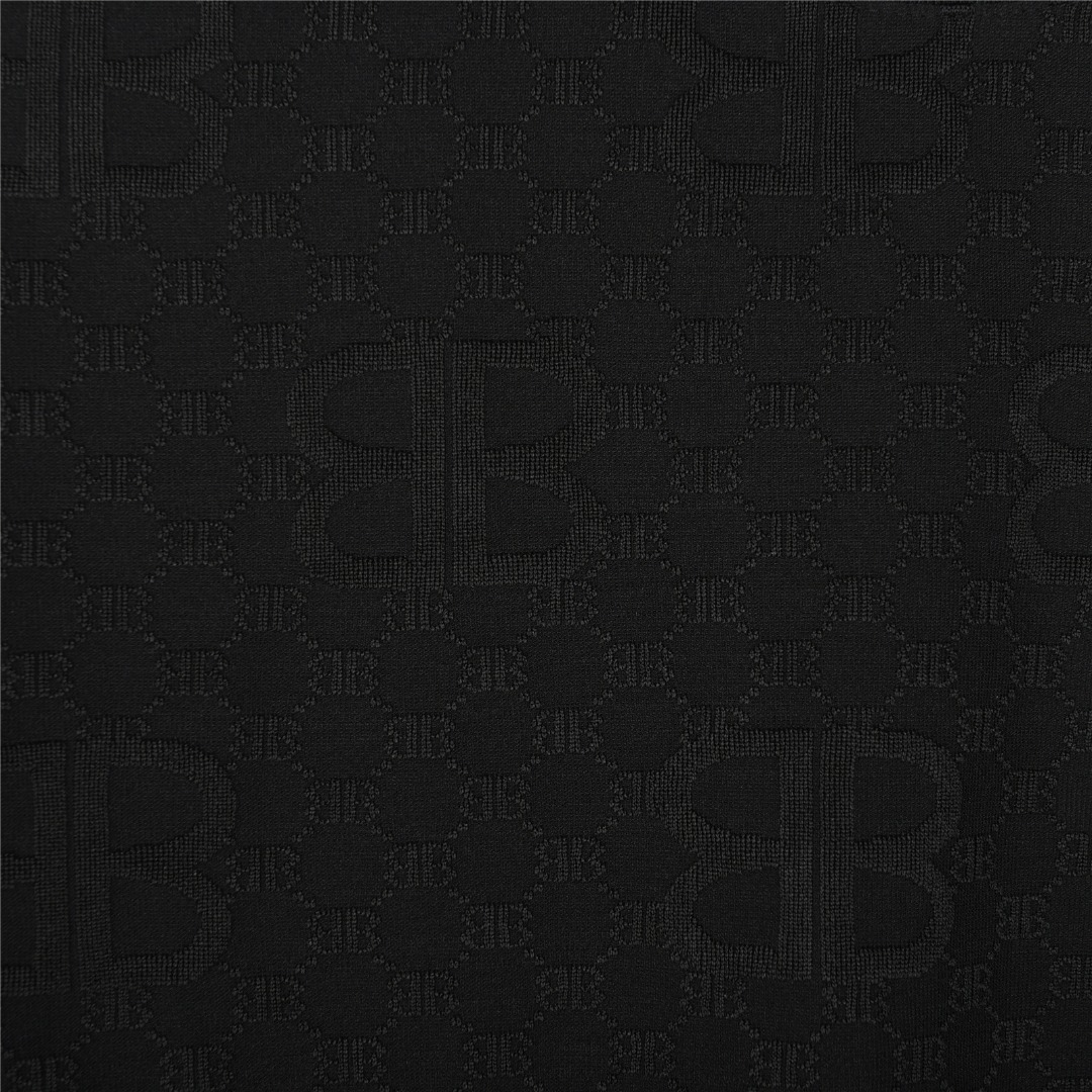Balenciaga/巴黎世家 25ss 暗纹满印双B提花短袖T恤