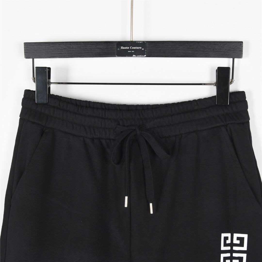 Givenchy/纪梵希 25ss 喷墨渐变做旧胶熔宫格字母logo短裤