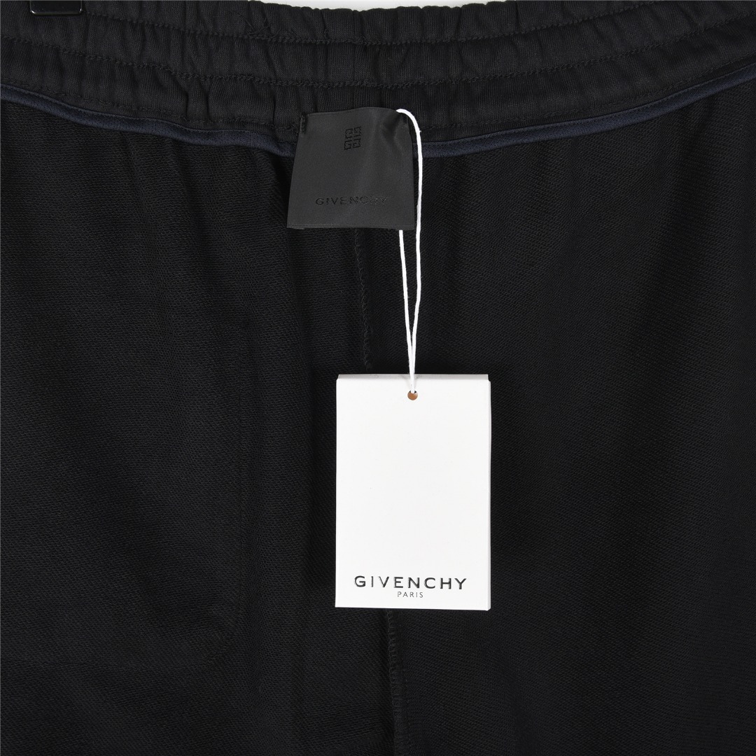 Givenchy/纪梵希 25ss 喷墨渐变做旧胶熔宫格字母logo短裤