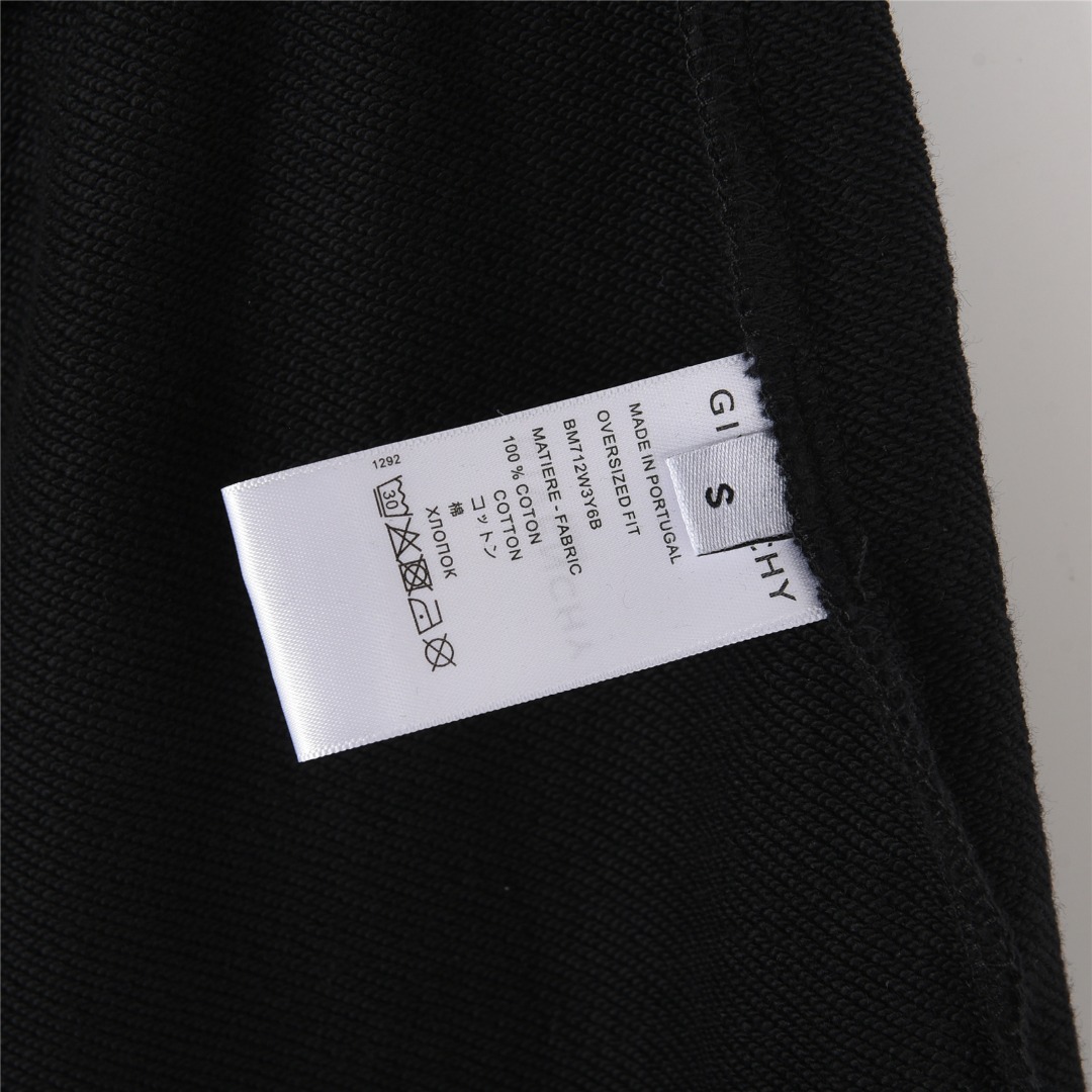 Givenchy/纪梵希 25ss 喷墨渐变做旧胶熔宫格字母logo短裤