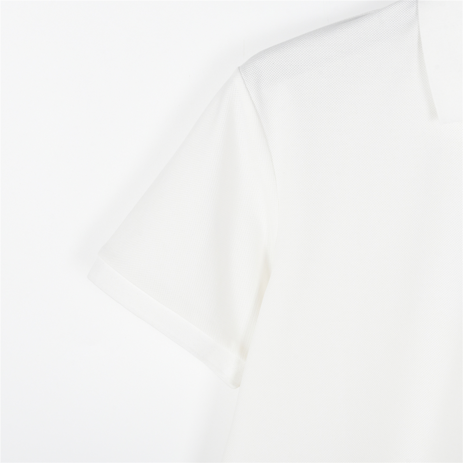 Moncler/蒙口 25ss 手袖织带拼接徽章短袖Polo杉 黑色 白色