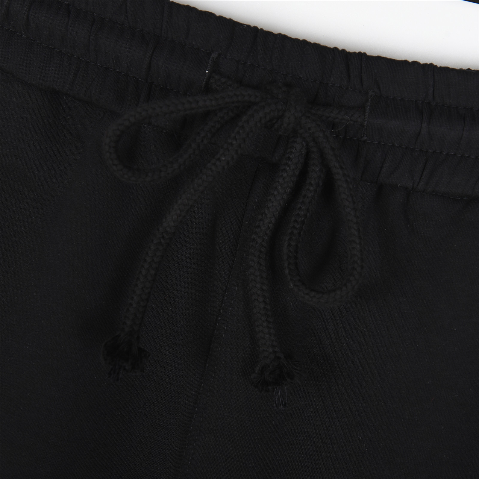 Gucci/古驰 25ss 侧边双G织带拼接短裤 杏色 黑色