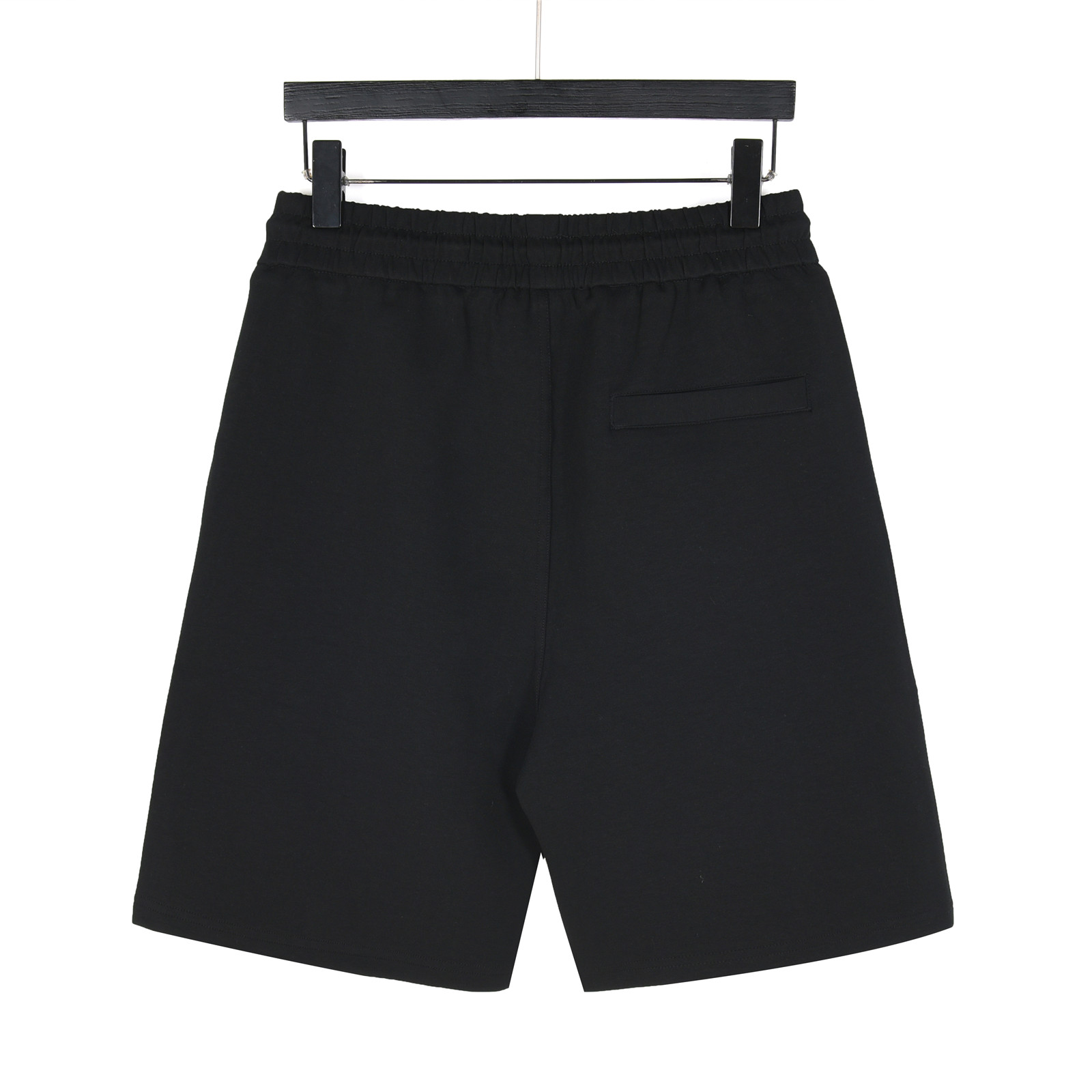 Louis Vuitton/路易威登 25ss 蓝条纹编织logo刺绣短裤 黑色