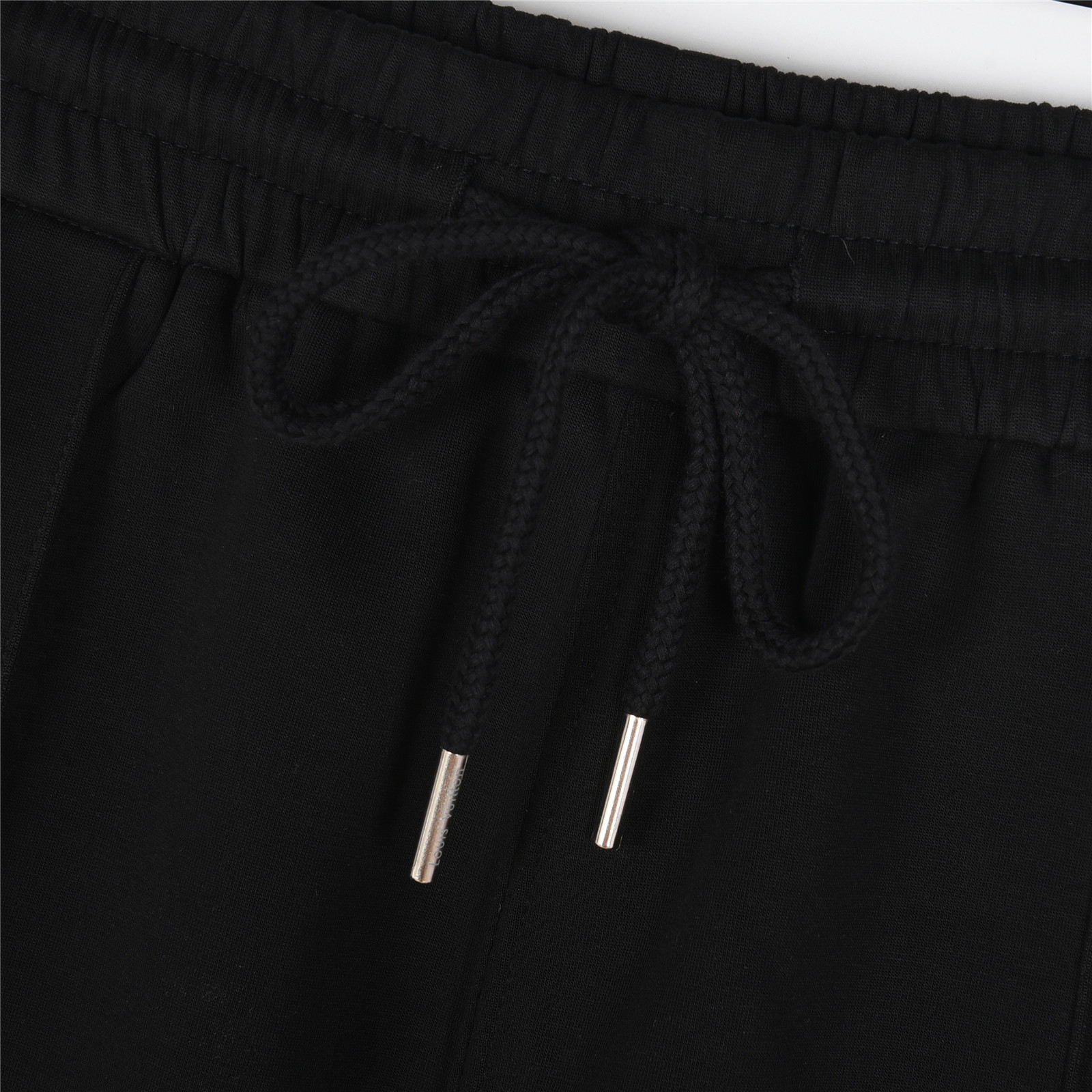 Louis Vuitton/路易威登 25ss 蓝条纹编织logo刺绣短裤 黑色