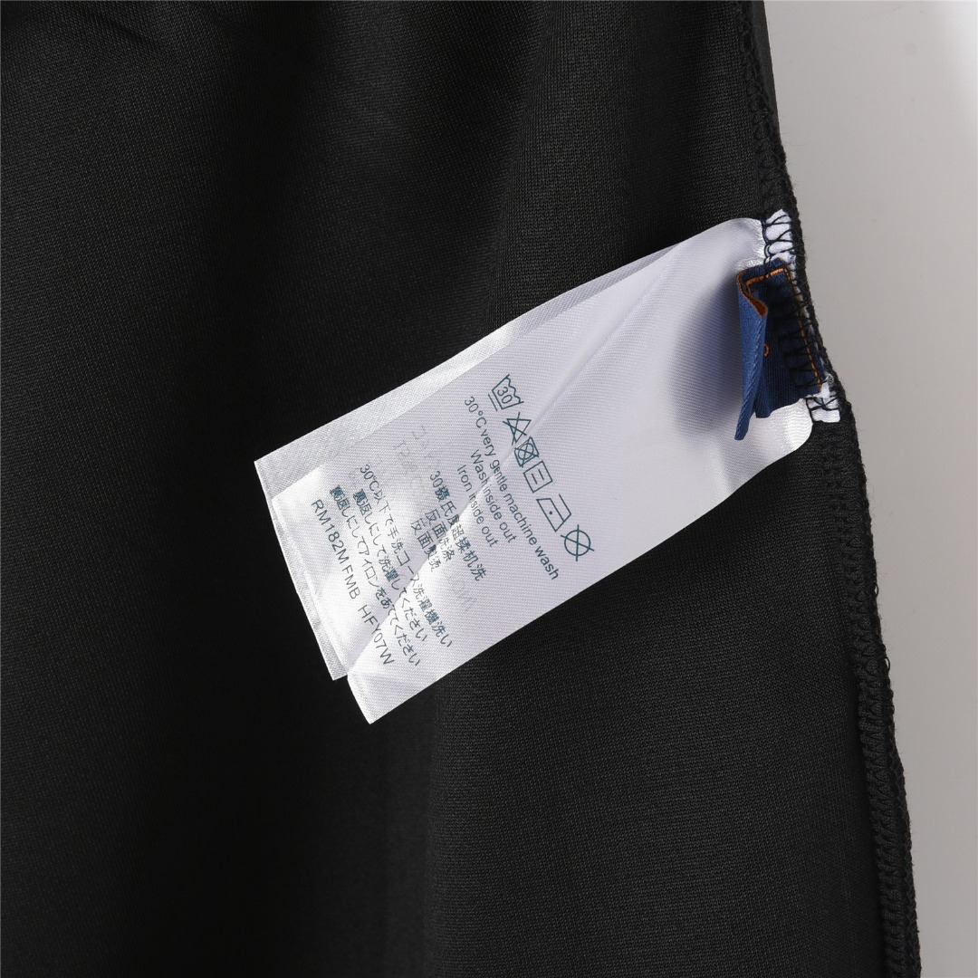 Louis Vuitton/路易威登 25ss 蓝条纹编织logo刺绣短裤 黑色