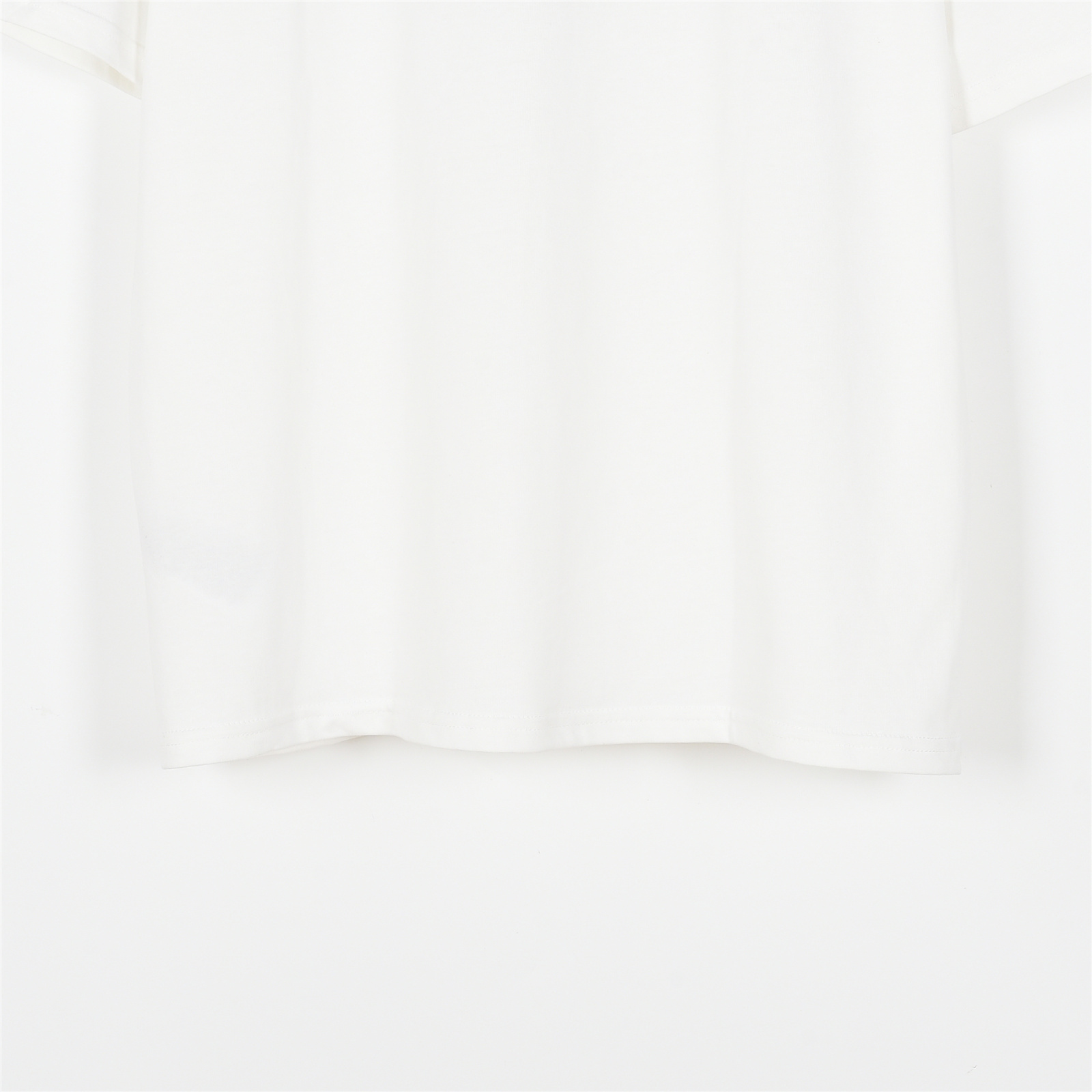 Gucci/古驰 25ss 双G重影喷墨印花短袖T恤白色