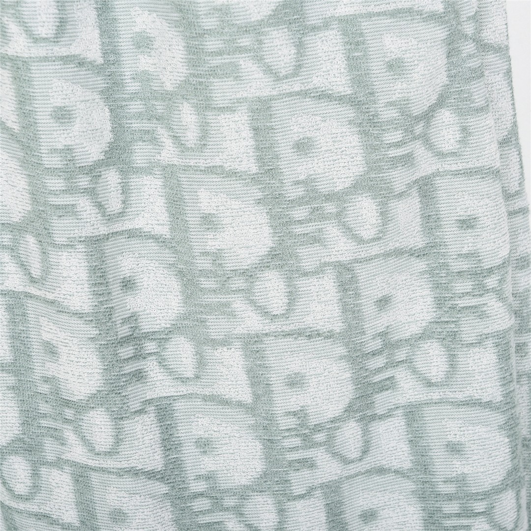 Dior/迪奥 25ss 满印CD老花提花毛巾短裤黑色 蓝色 浅绿-High Quatity Cheap Brand wholesale wholesaler seller Clothes Bags handbags Sneakers Top Fashion Clothing Shoes from China Factory Chinese suppliers best Quality Beautiful Price Dior/迪奥 25ss 满印CD老花提花毛巾短裤黑色 蓝色 浅绿