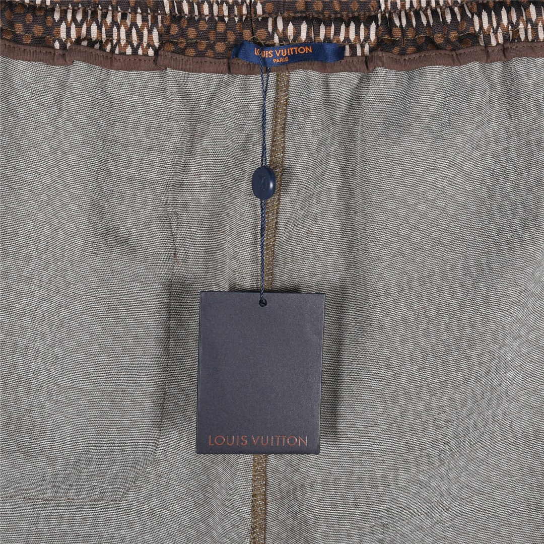 Louis Vuitton/路易威登 25ss 菲董联名棋盘格水钻毛织短裤 黑色 棕色-Chinese UA Cheap High Quatity Brand Clothes Bags handbags Sneakers wholesale wholesaler seller from China Factory suppliers Fashion Clothing Shoes best Quality Beautiful Price Louis Vuitton/路易威登 25ss 菲董联名棋盘格水钻毛织短裤 黑色 棕色