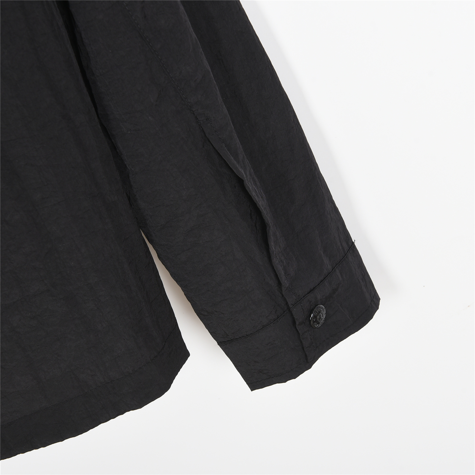 Stone Island/石头岛 经典纯色logo贴片翻领拉链防晒服外套 黑色-Chinese UA Cheap High Quatity Brand Clothes Bags handbags Sneakers wholesale wholesaler seller from China Factory suppliers Fashion Clothing Shoes best Quality Beautiful Price Stone Island/石头岛 经典纯色logo贴片翻领拉链防晒服外套 黑色