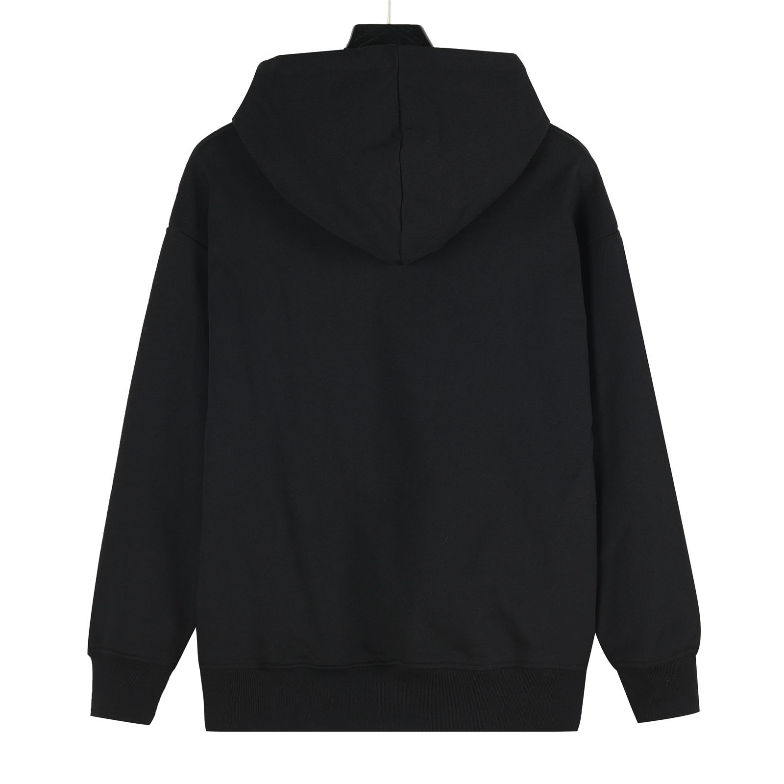 Louis Vuitton/路易威登 25Fw 浮雕字母连帽卫衣白色 黑色