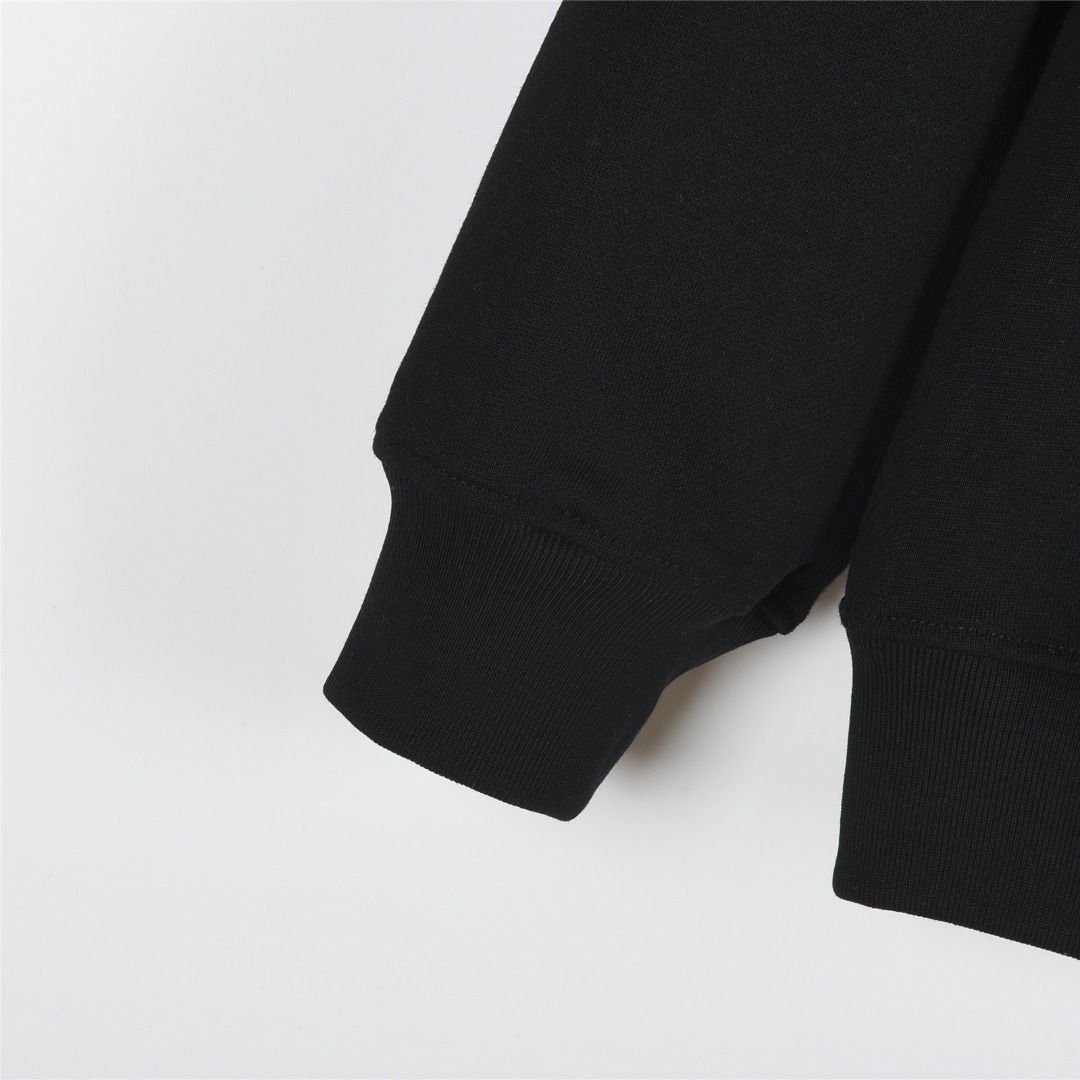 Gucci/古驰 25Fw 红绿腰带logo刺绣圆领卫衣 杏色 黑色-Chinese UA Cheap High Quatity Brand Clothes Bags handbags Sneakers wholesale wholesaler seller from China Factory suppliers Fashion Clothing Shoes best Quality Beautiful Price Gucci/古驰 25Fw 红绿腰带logo刺绣圆领卫衣 杏色 黑色