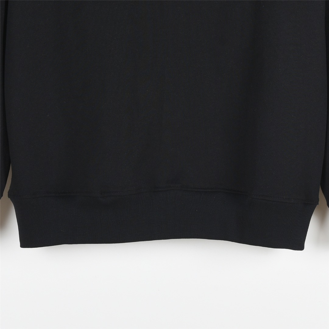 Gucci/古驰 25Fw 红绿腰带logo刺绣圆领卫衣 杏色 黑色-Chinese UA Cheap High Quatity Brand Clothes Bags handbags Sneakers wholesale wholesaler seller from China Factory suppliers Fashion Clothing Shoes best Quality Beautiful Price Gucci/古驰 25Fw 红绿腰带logo刺绣圆领卫衣 杏色 黑色