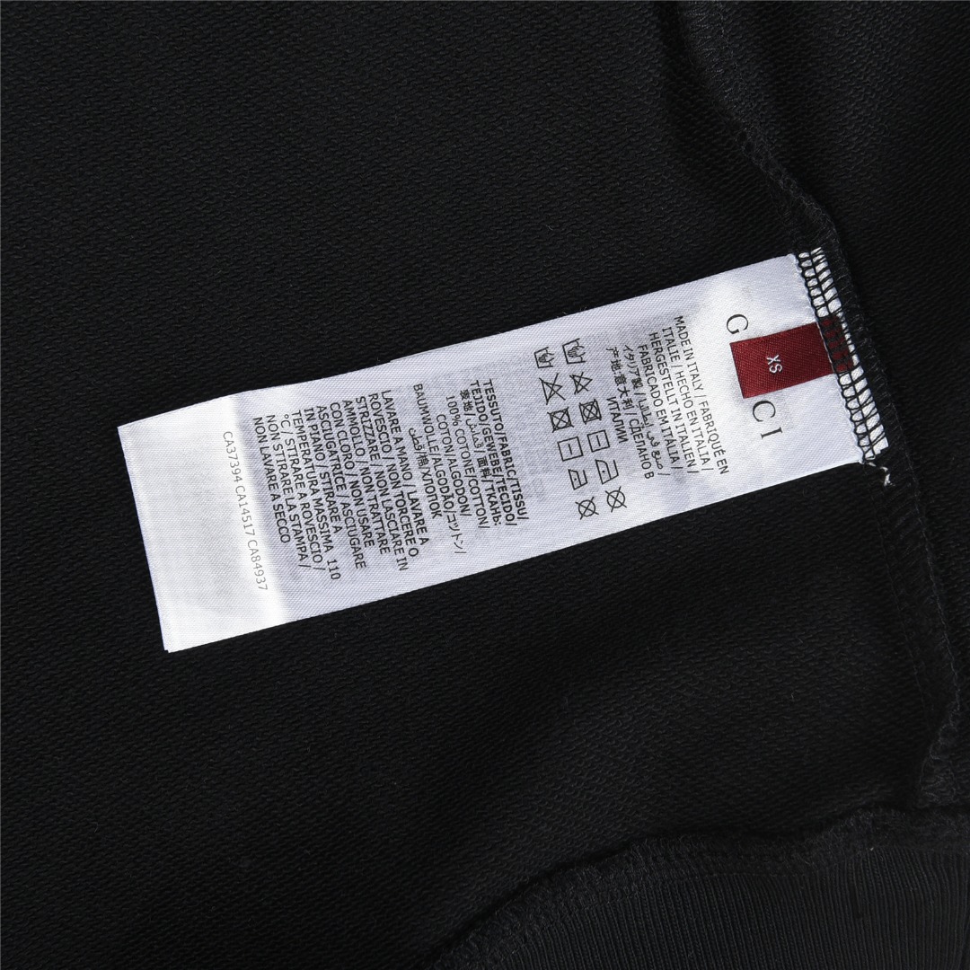 Gucci/古驰 25Fw 红绿腰带logo刺绣圆领卫衣 杏色 黑色-Chinese UA Cheap High Quatity Brand Clothes Bags handbags Sneakers wholesale wholesaler seller from China Factory suppliers Fashion Clothing Shoes best Quality Beautiful Price Gucci/古驰 25Fw 红绿腰带logo刺绣圆领卫衣 杏色 黑色