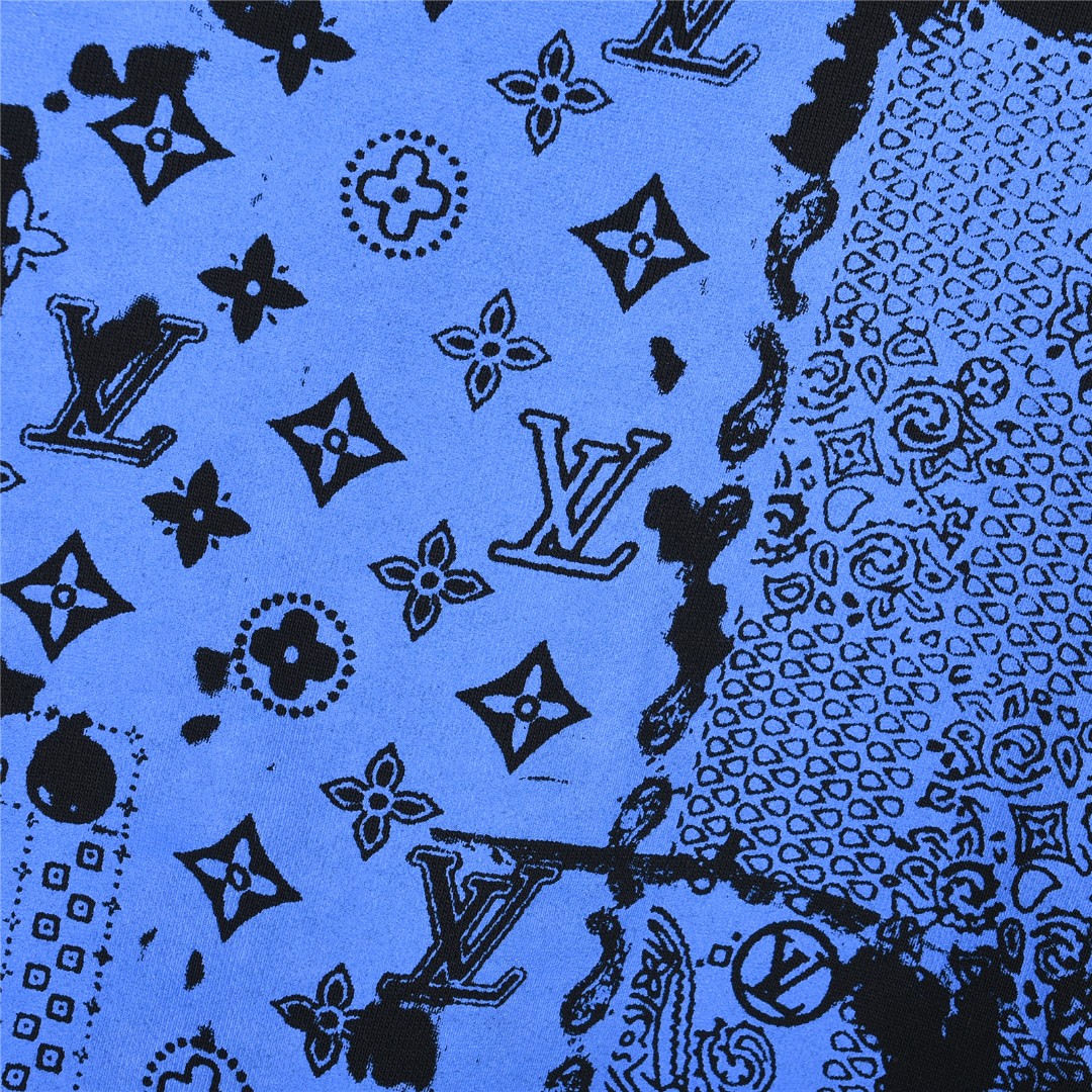 Louis Vuitton/路易威登 25Fw 腰果花系列圆领卫衣黑色 白色