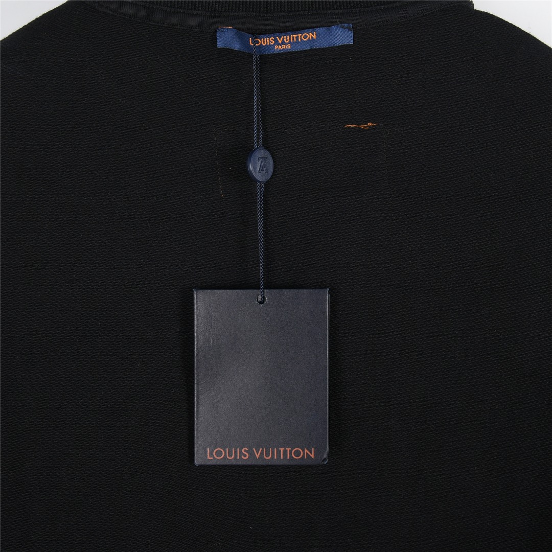 Louis Vuitton/路易威登 25Fw 腰果花系列圆领卫衣黑色 白色