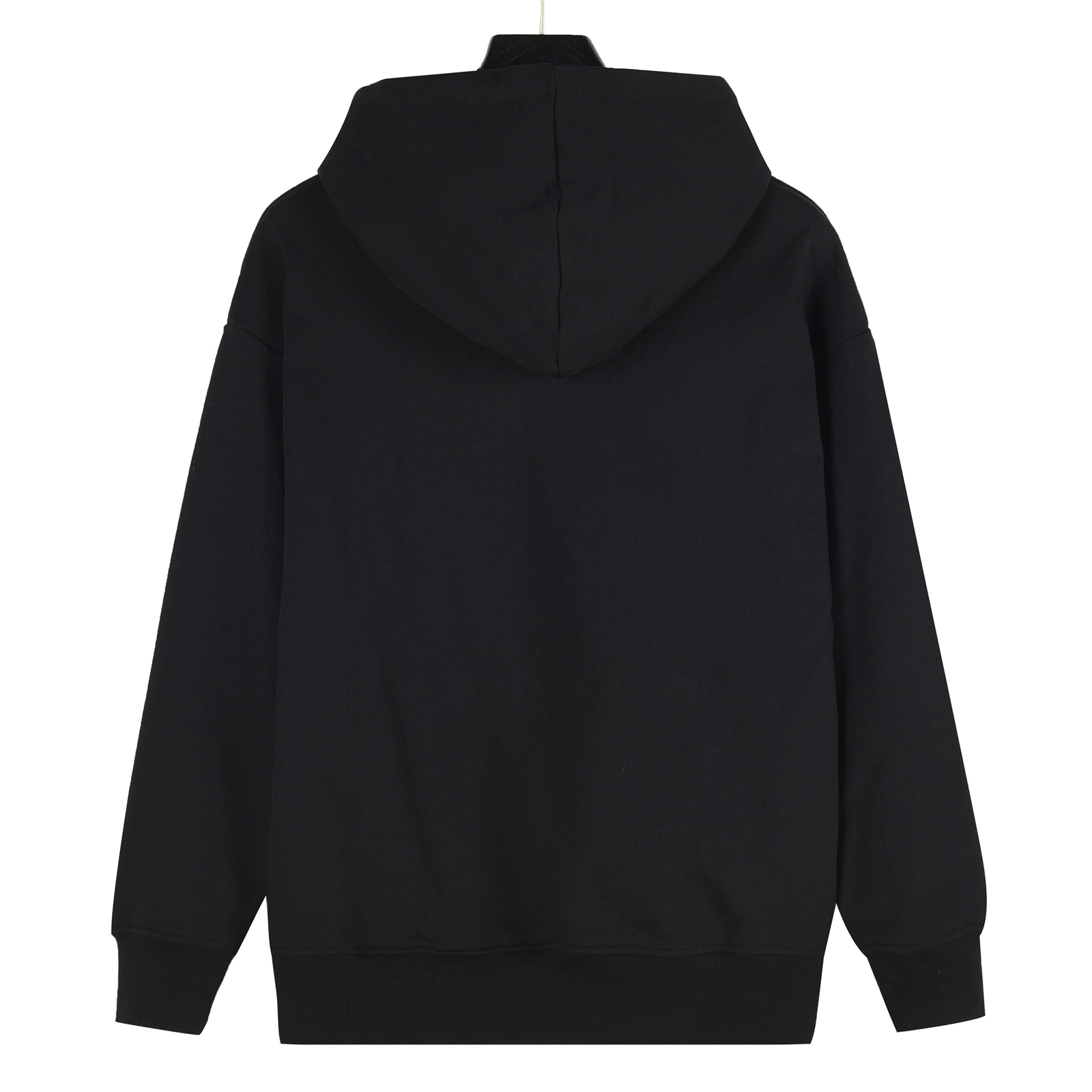 Gucci/古驰 25Fw 立体浮雕压花字母logo连帽卫衣杏色 黑色