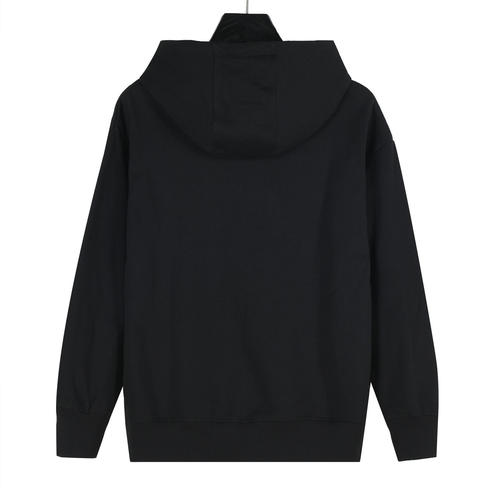 Gucci/古驰 25Fw 双G字母logo印花连帽卫衣 杏色 黑色