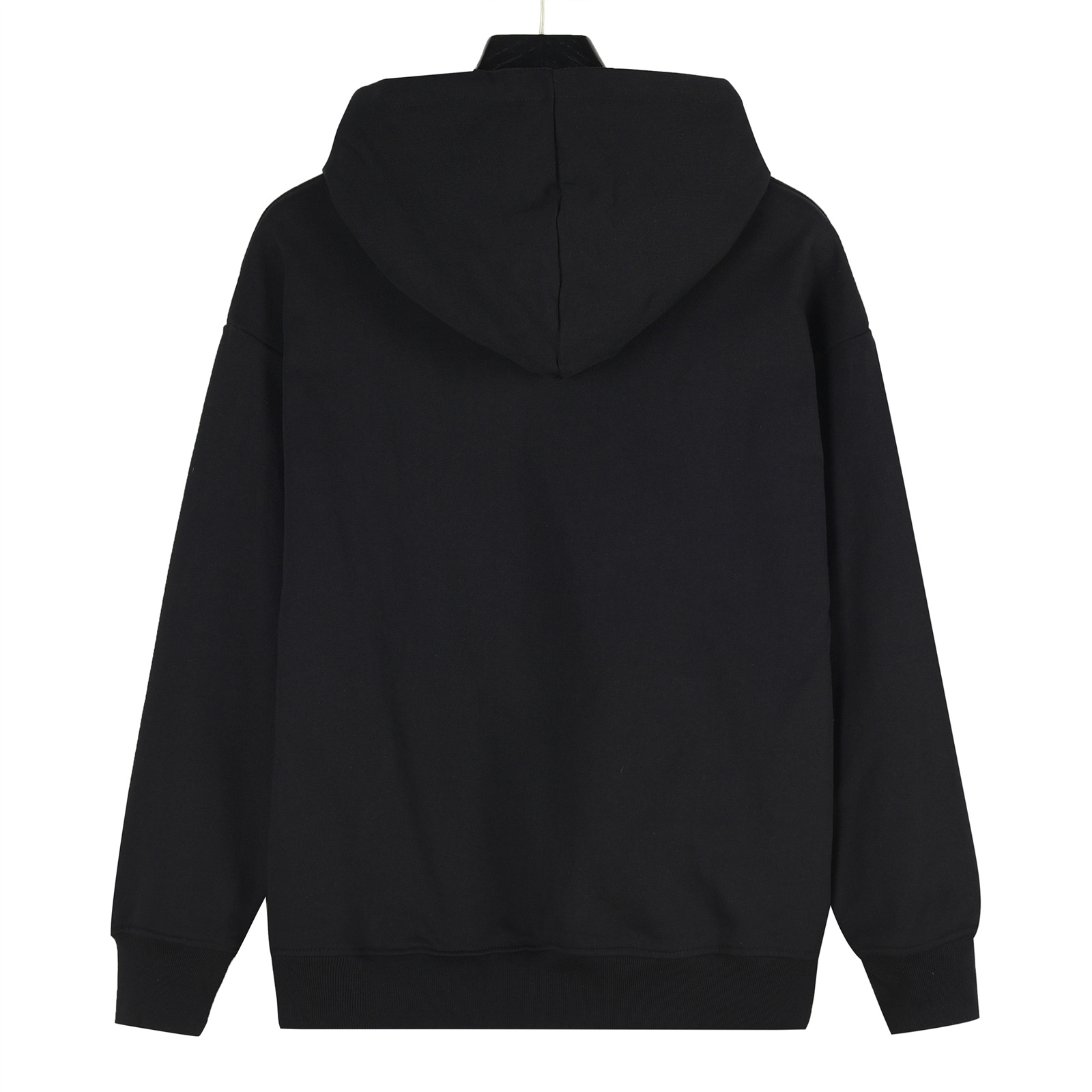 Prada/普拉达 25Fw 经典领口缝线三角标尼龙袋鼠口袋连帽卫衣黑色 白色-Chinese UA Cheap High Quatity Brand Clothes Bags handbags Sneakers wholesale wholesaler seller from China Factory suppliers Fashion Clothing Shoes best Quality Beautiful Price Prada/普拉达 25Fw 经典领口缝线三角标尼龙袋鼠口袋连帽卫衣黑色 白色