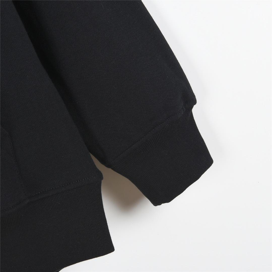 Burberry/巴宝莉 25Fw 胸前徽标刺绣后幅logo发泡印花连帽卫衣白色 黑色-Chinese UA Cheap High Quatity Brand Clothes Bags handbags Sneakers wholesale wholesaler seller from China Factory suppliers Fashion Clothing Shoes best Quality Beautiful Price Burberry/巴宝莉 25Fw 胸前徽标刺绣后幅logo发泡印花连帽卫衣白色 黑色