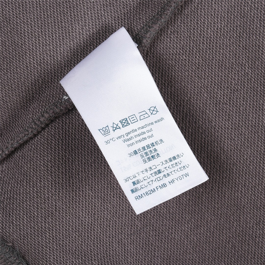 Louis Vuitton/路易威登 25Fw 渐变小飞机印花圆领卫衣 白色 黑色