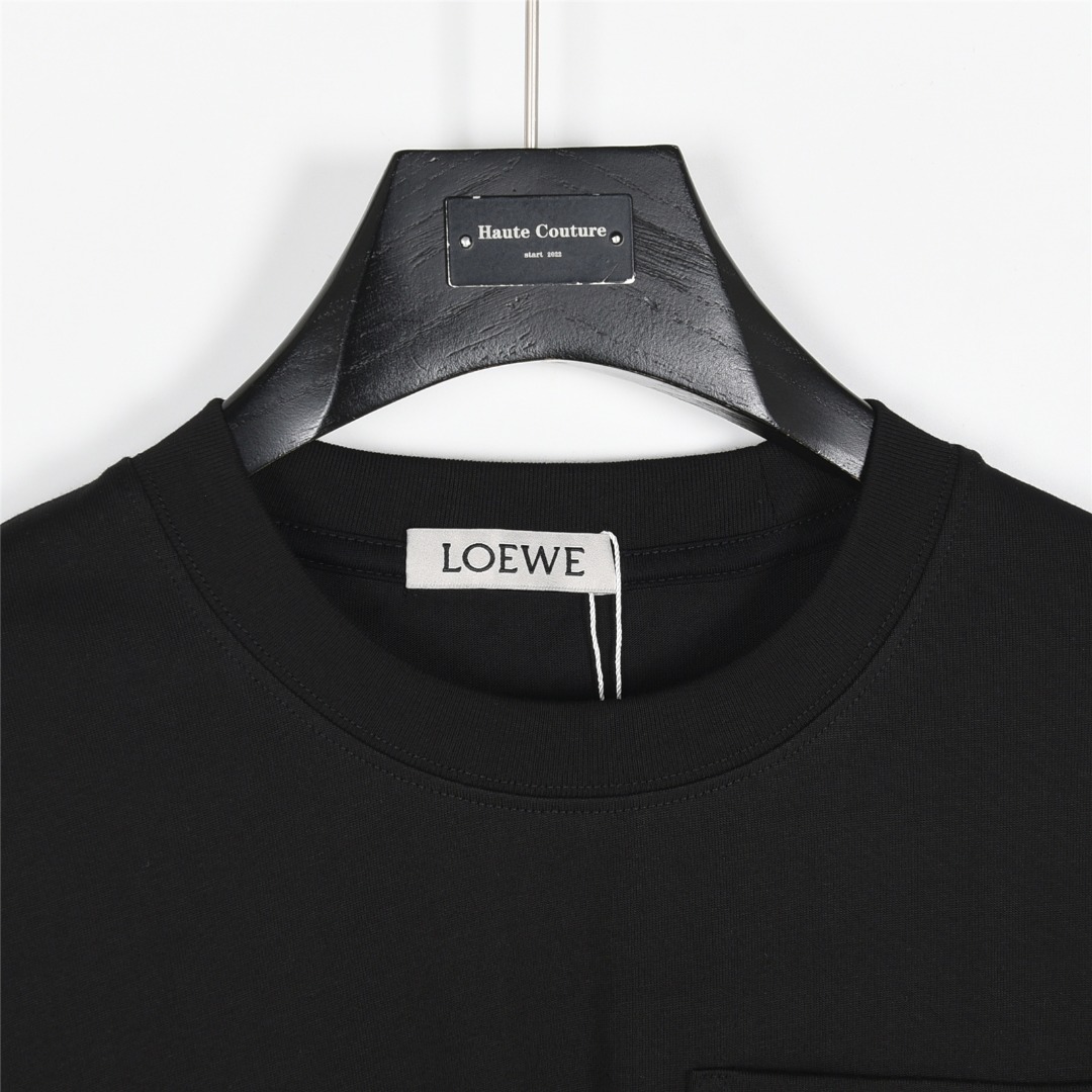 Loewe/罗意威 25Fw 镂空logo徽标重叠口袋长袖T恤-Chinese UA Cheap High Quatity Brand Clothes Bags handbags Sneakers wholesale wholesaler seller from China Factory suppliers Fashion Clothing Shoes best Quality Beautiful Price Loewe/罗意威 25Fw 镂空logo徽标重叠口袋长袖T恤